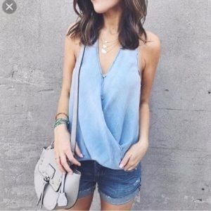 South Moon Under Denim Tank NWT